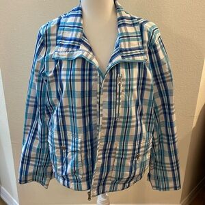 Ralph Lauren Ladies Jacket size XL Blue/white